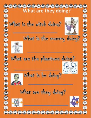 WHAT ARE THEY DOING?