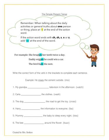 The Simple Present Tense