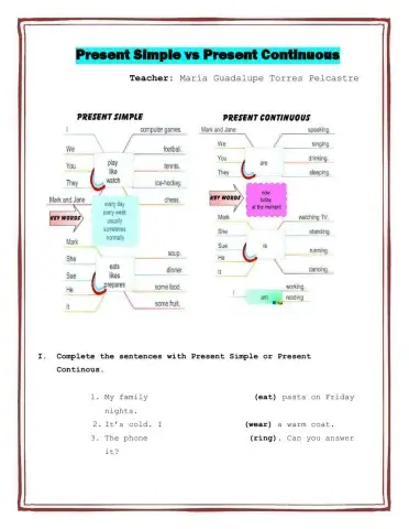 Present simple vs Present continous