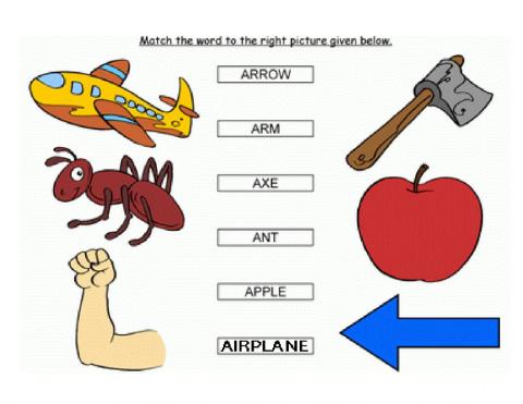 Match pictures a d. Words starting with a for Kids. Words with Letter a for Kids. Words start with a for Kids. Words with Letter a.