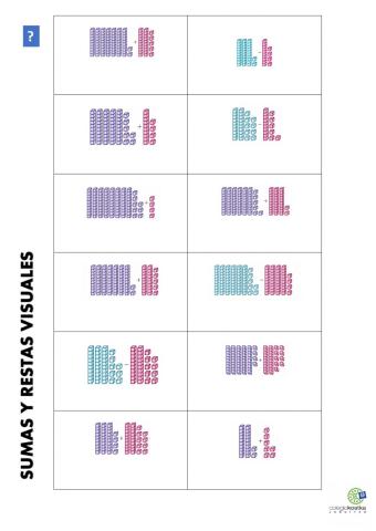Sumas y restas visuales