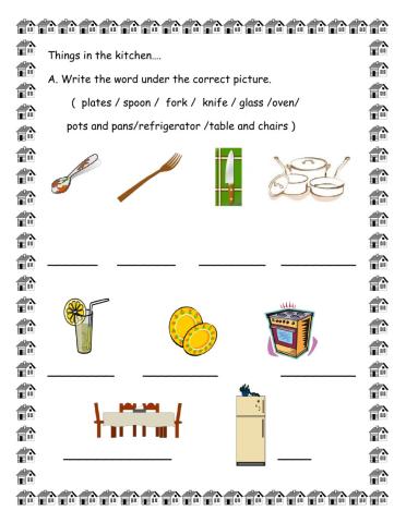 Kitchen and Bathroom Things