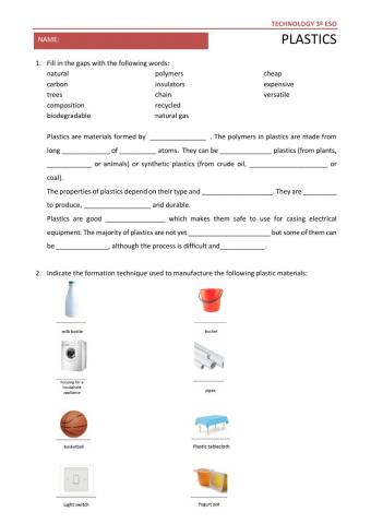 Unit Plastics and construction materials