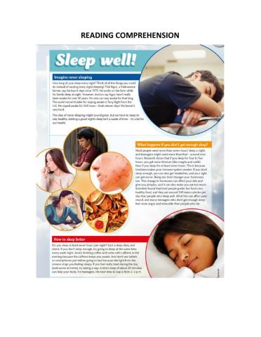 Reading Comprehension