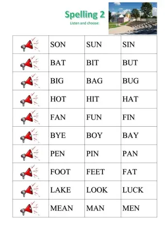 Spelling 2b
