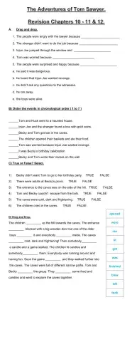 The Adventures of Tom Sawyer 10 - 11 & 12