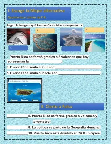 Nacimiento y Límites de Puerto Rico