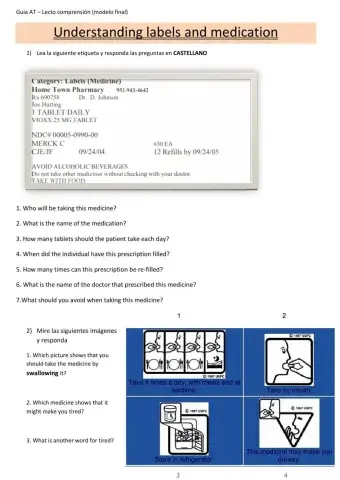 Understanding labels