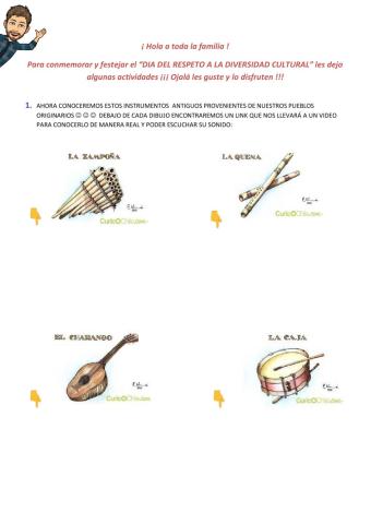 ACTIVIDAD 17: INSTRUMENTOS AUTOCTONOS - 3ro 