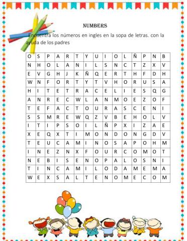 Numeros en ingles