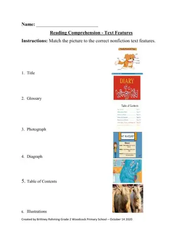 Reading Text Feature