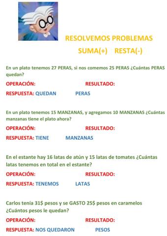 Operaciones Sencillas