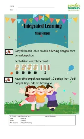 Nilai Tempat dan Nilai Angka (a)