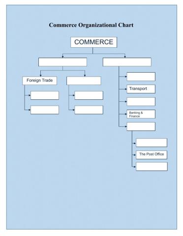 Organizational Chart of Commerce
