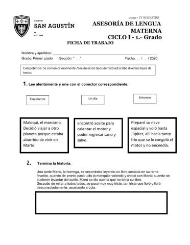 Creación de historias