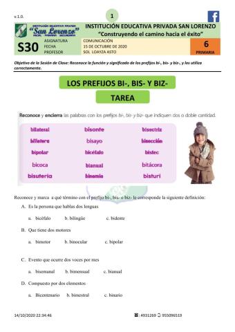 Prefijos biz, bis, bi