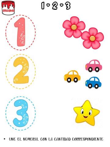 Numeros del 1 al 3