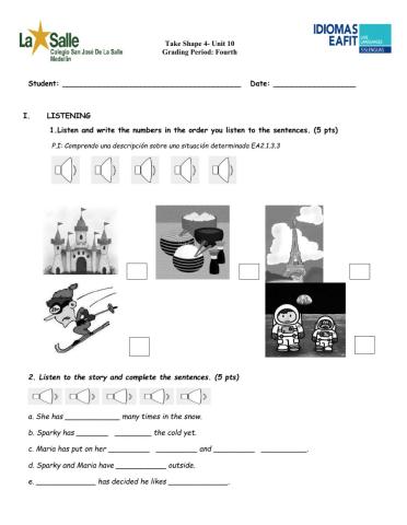 Mid term Exam-Listening