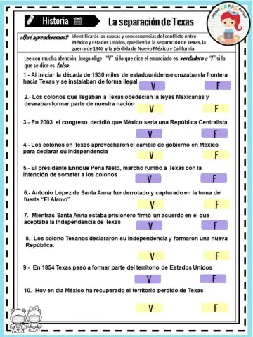 La Separación de Texas