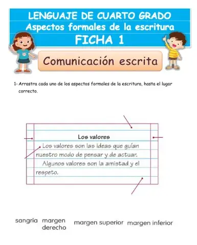 Aspectos formales de la escritura