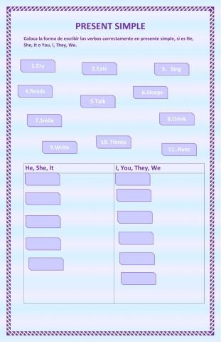 Present simple afirmative