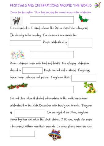 Festivals and celebrations