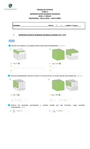 Representación de números decimales