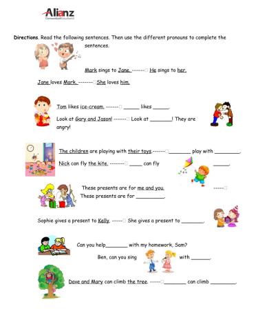 Subject and Object Pronouns