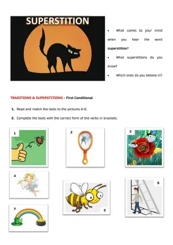 First Conditional - Superstitions