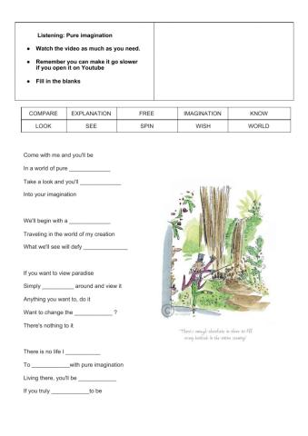 Listening: Pure Imagination