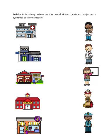 Community Helpers Match