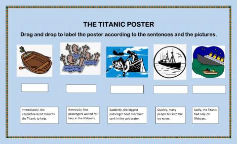 The titanic poster
