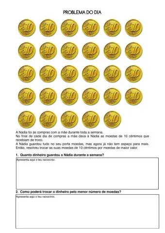 Euro - Problema do dia