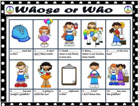 Who - whose