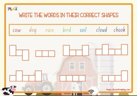 Dad's Wishing The Rain Would Come - Words Shapes