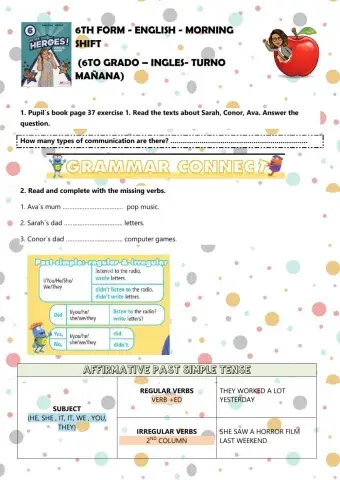 6to grado we are heroes