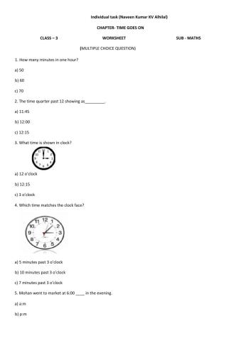 Live Worksheet Math