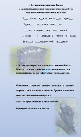 Написание сочетаний ЖИ-ШИ ЧА-ЩА ЧУ-ЩУ