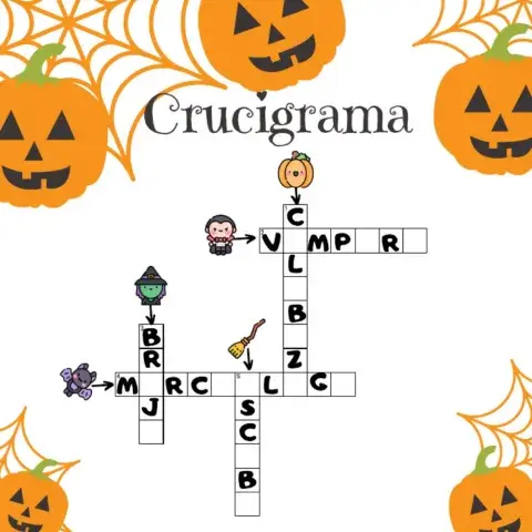 Crucigrama halloween