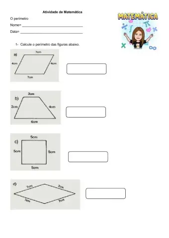 Matemática Perímetro