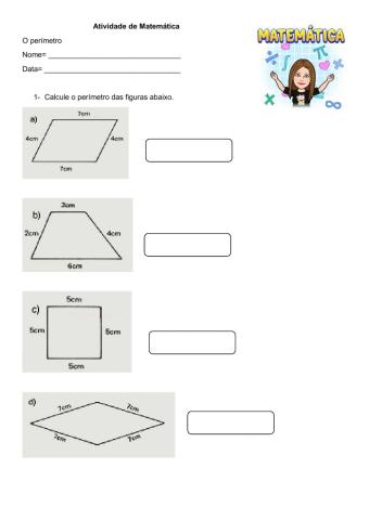 Matemática Perímetro