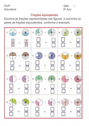 Frações equivalentes