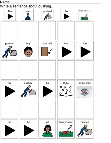 Put the sentence in order