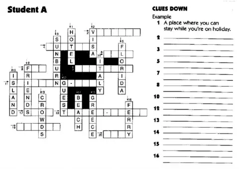 Holiday Crossword A