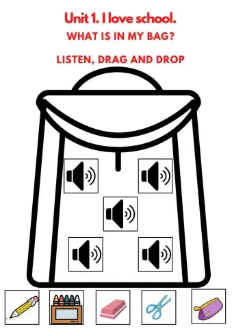 Listening school materials