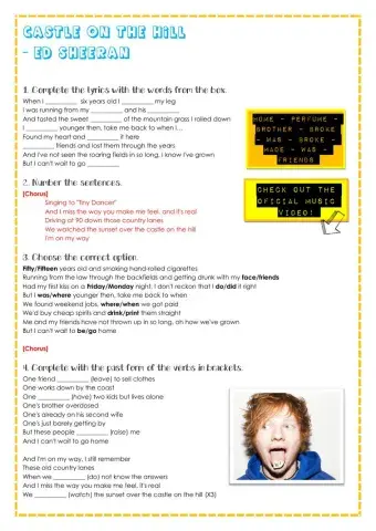 Castle on the Hill - Ed Sheeran