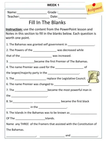 The Constitution of The Bahamas