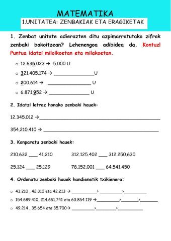 7 zifrara arteko zenbakiak