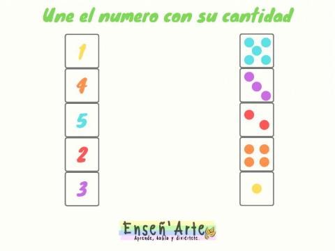 Relaciona numero y cantidad