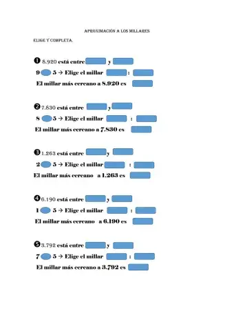 Aproximación a los millares